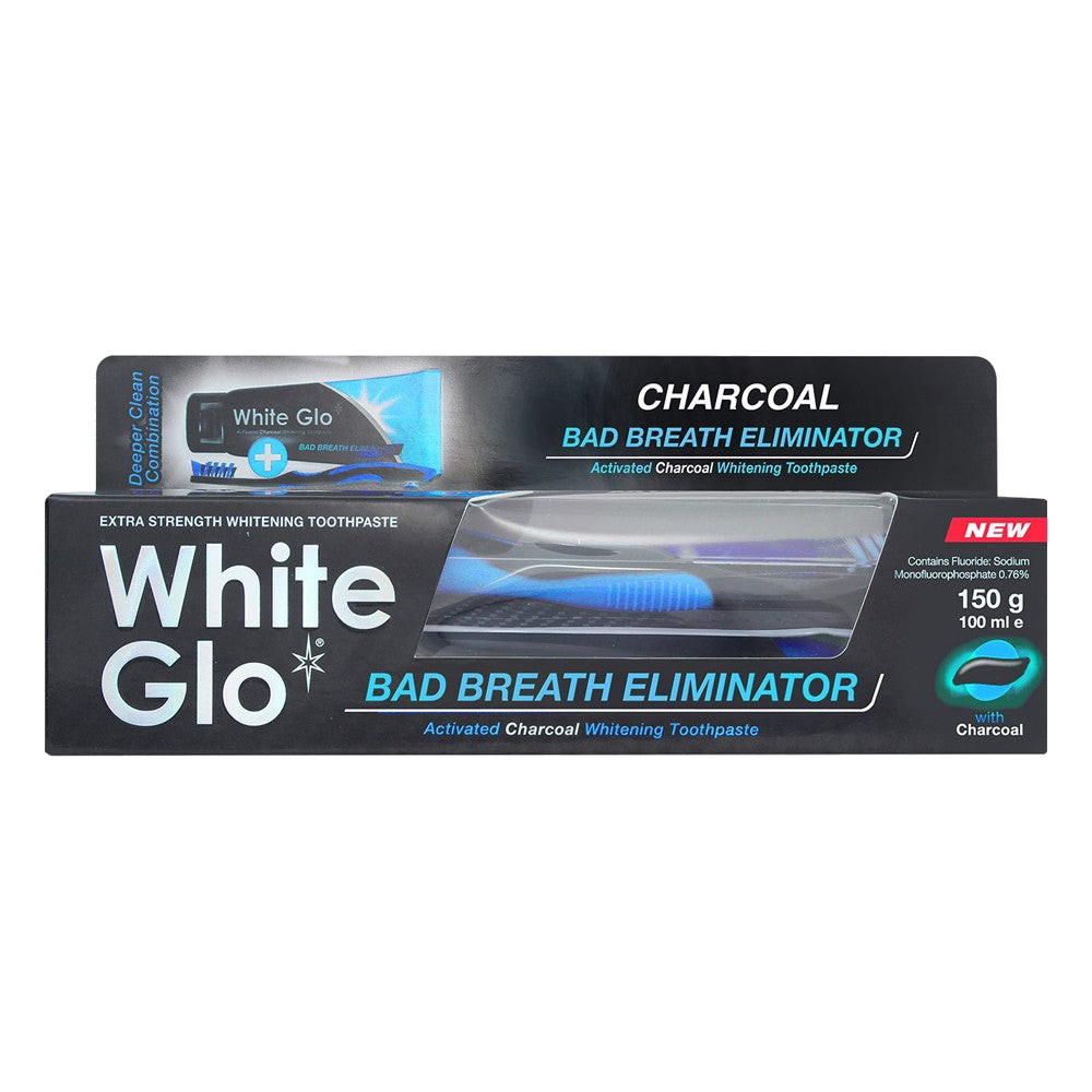 WHITE GLO Bad Breath Elim. T/P 150g
