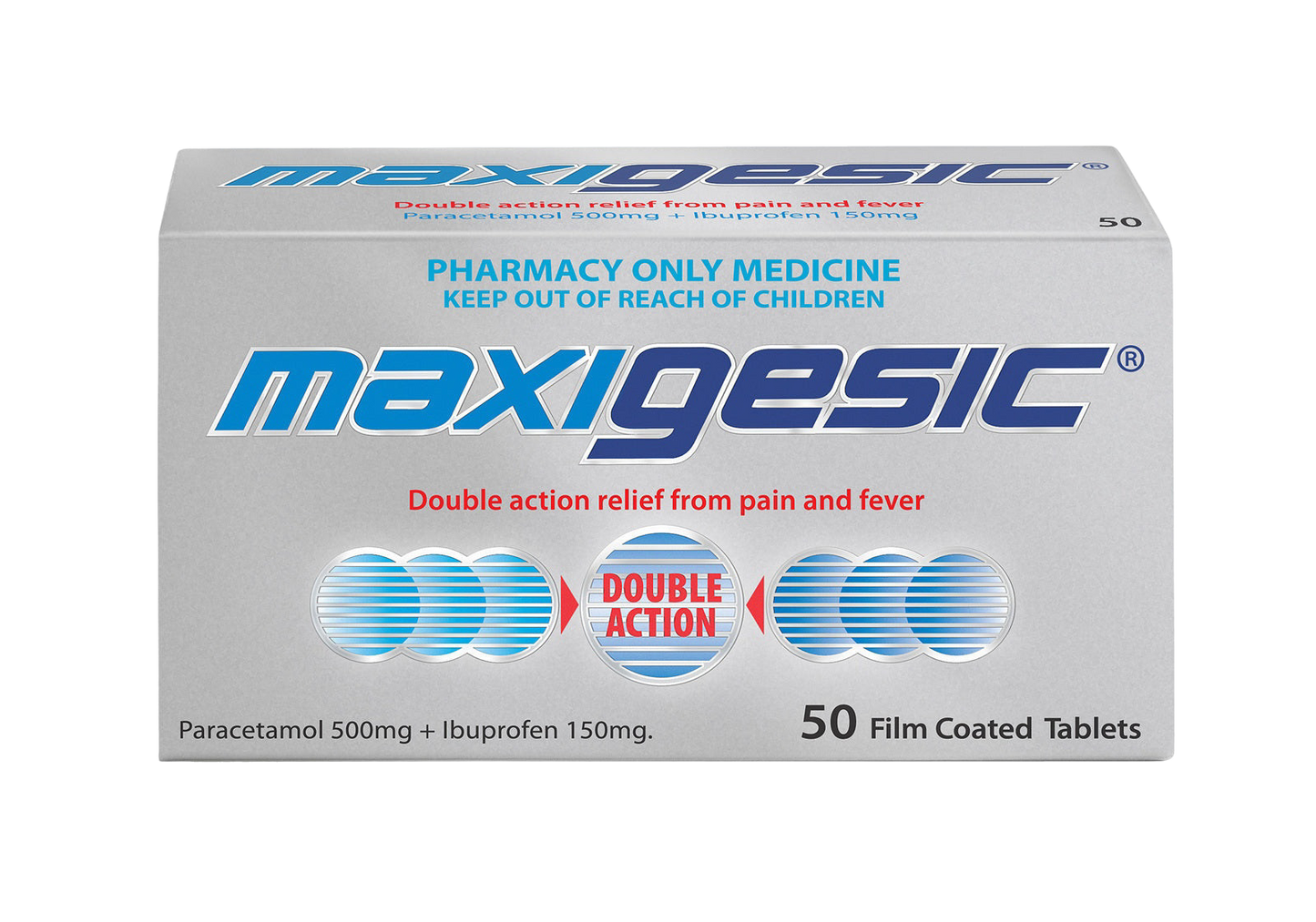 MAXIGESIC Pain Relief Tabs 50s