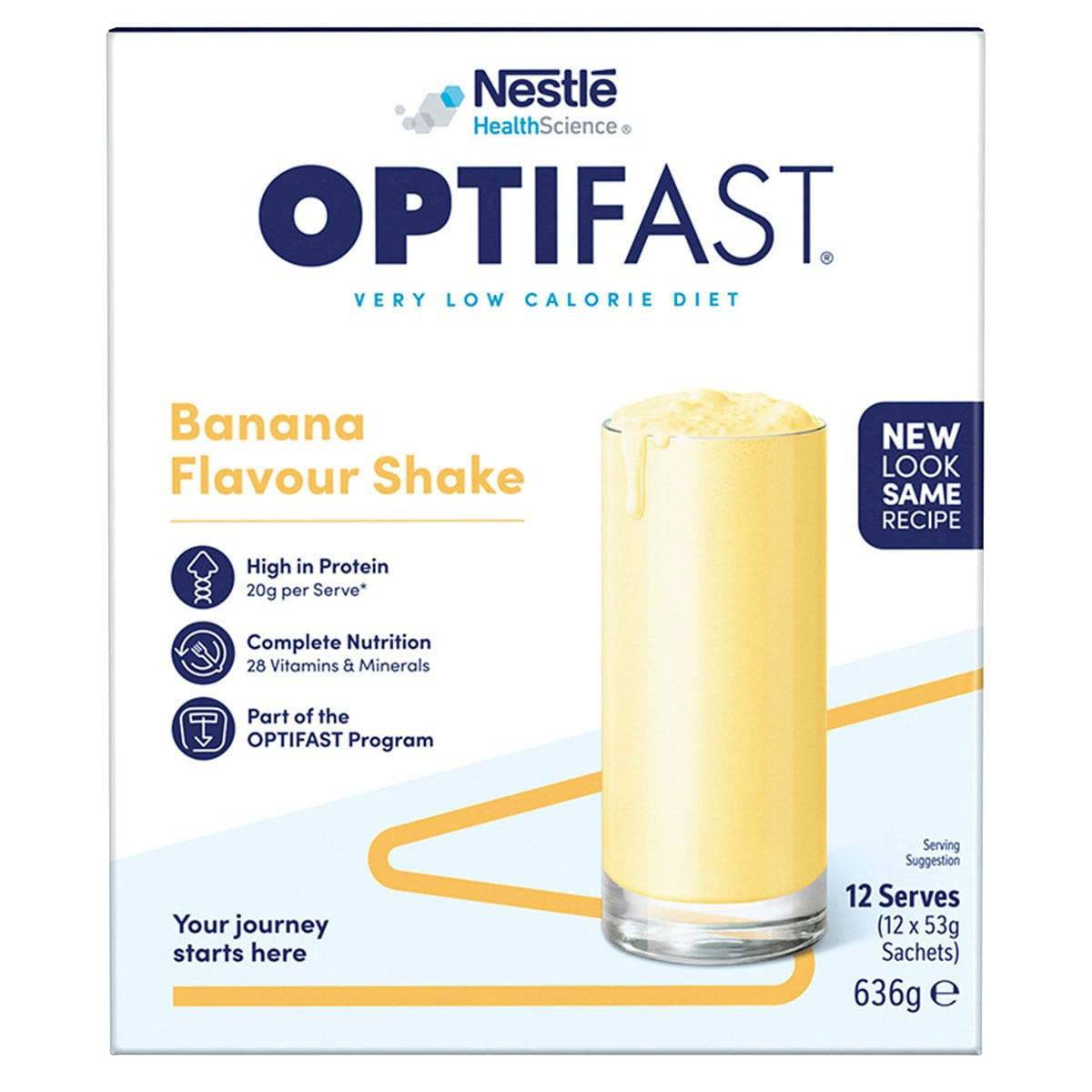 OPTIFAST VLCD Shake Banana 12 Pack