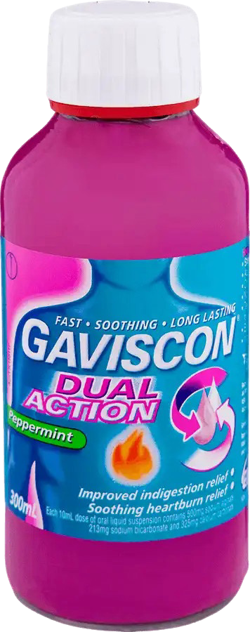 GAVISCON Dual Act. P/Mint Liq 300ml