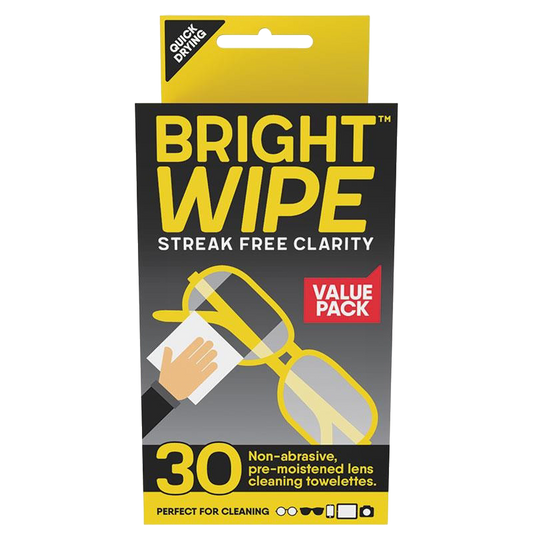 BRIGHTWIPE Lens Cleaner 30pk