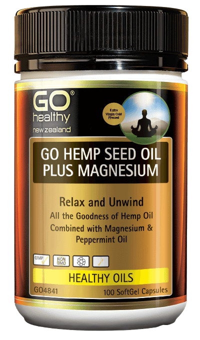 GO Hemp Seed Oil Plus Magnesium 100s