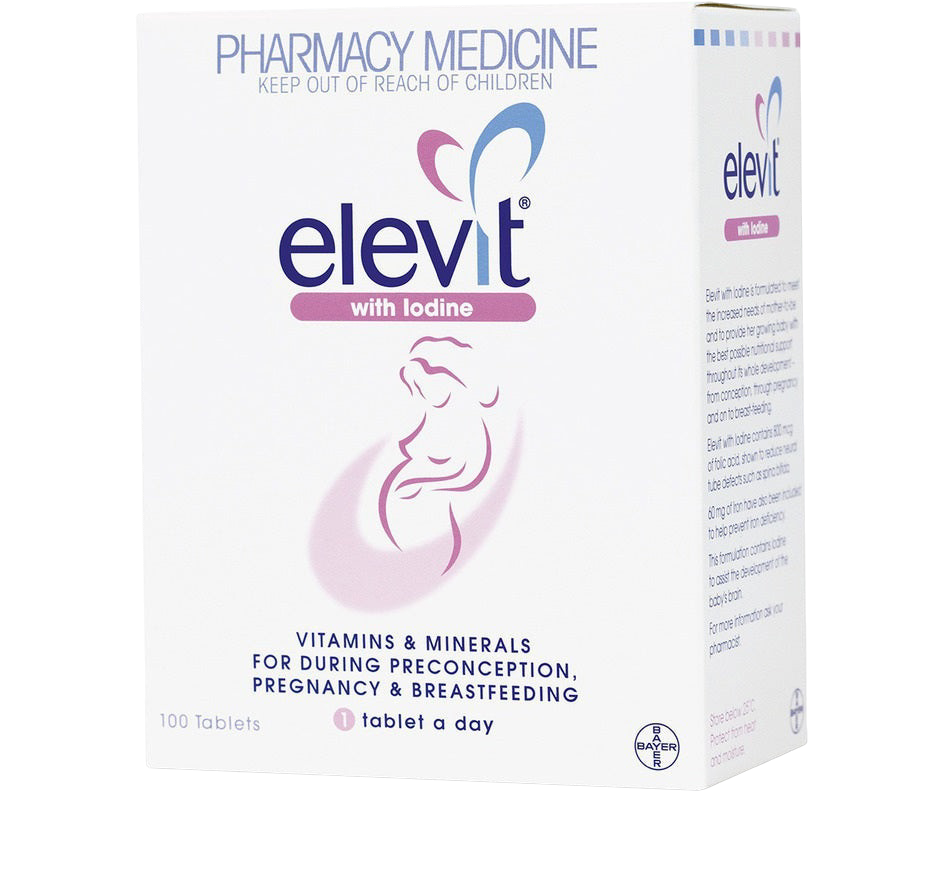 Elevit Iodine Preg Support 100s