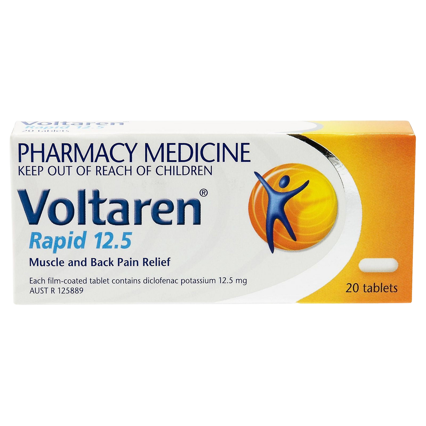 Voltaren Rapid 12.5mg Tabs 20s