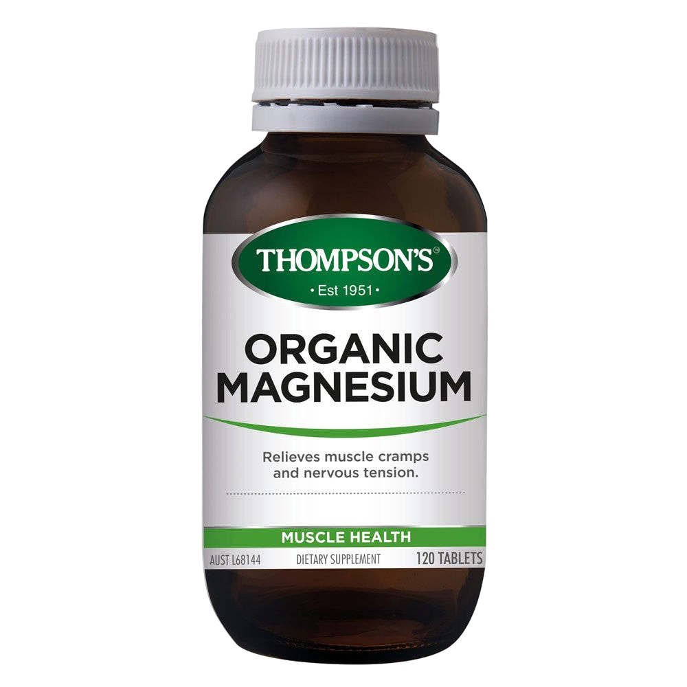 TN Organic Magnesium Tablets 120s