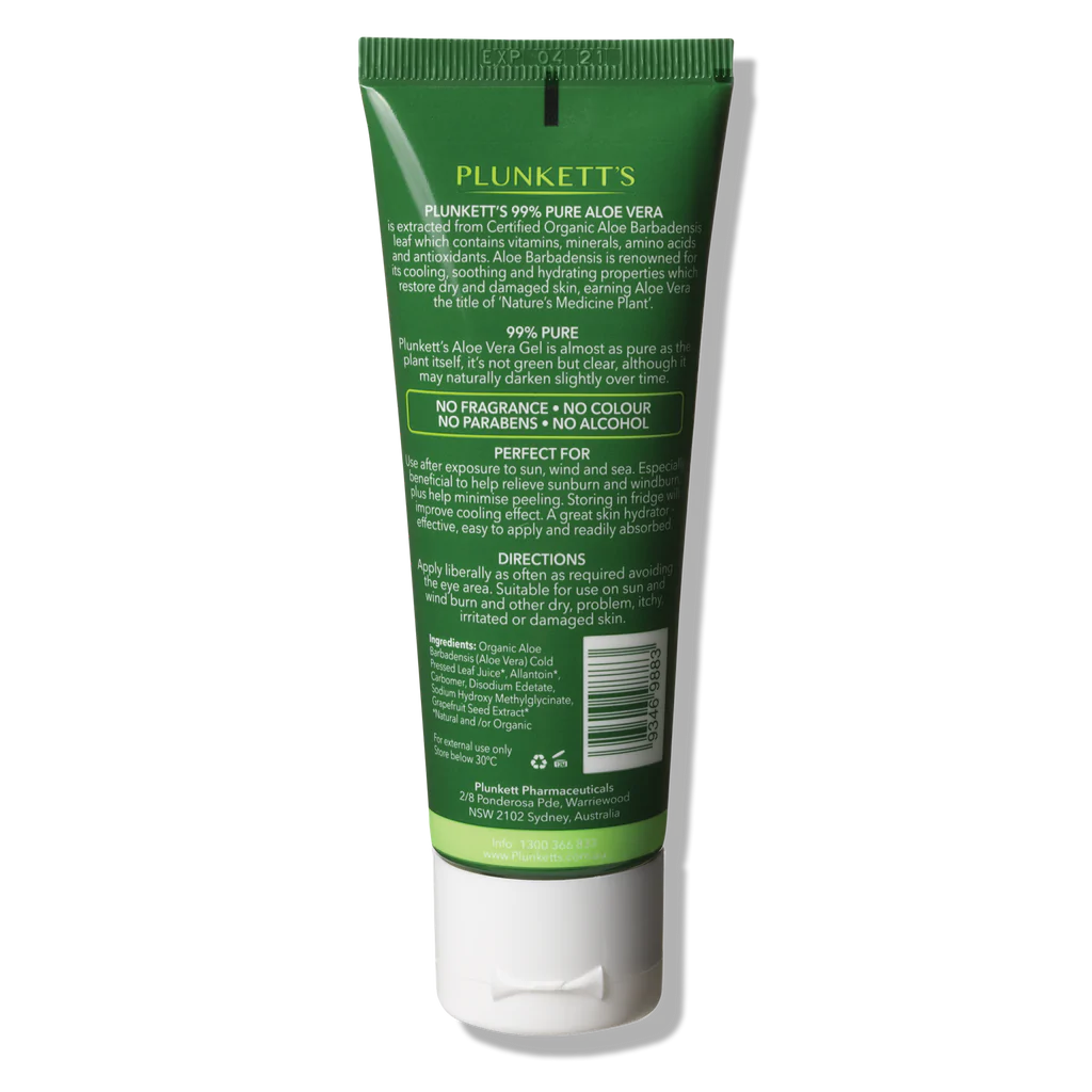PLUNKETTS Aloe Vera 99% Gel 75g T.