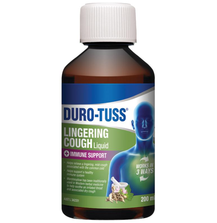Duro-Tuss ling chest and immune support cough syrup 200ml - Invercargill Pharmacy