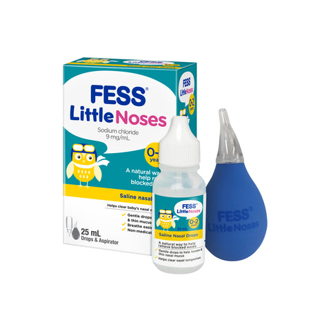 Fess Little Noses 0-2 Years Drops & Aspirator 25ml