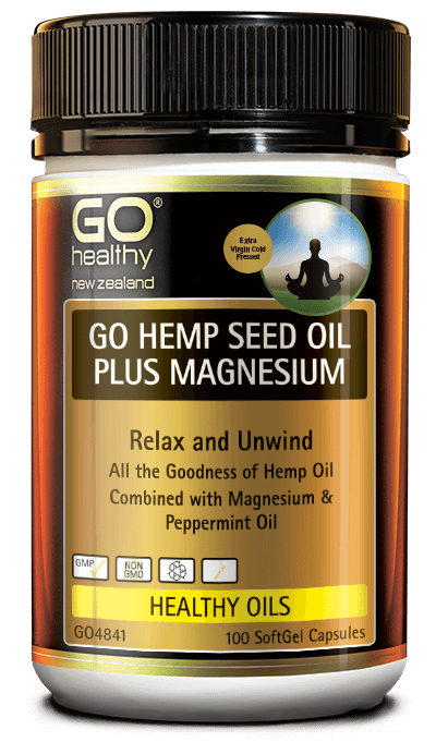 GO Hemp Seed Oil Plus Magnesium 100s