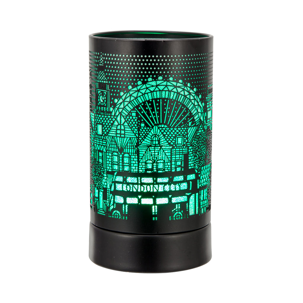 LED Warmer Black New York London Paris