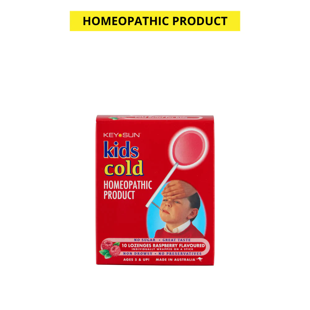 KEYSUN Kids Cold L/pops 10 Rberry
