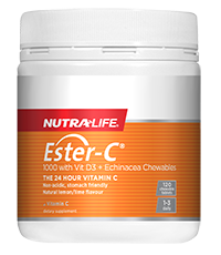 NL Ester C 1000mg Vit D3 Ech 120s