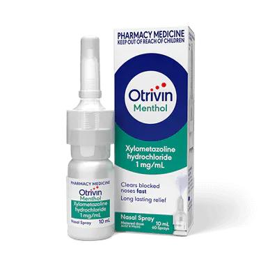 Otrivin Nasal Spray Adult Menthol 10ml