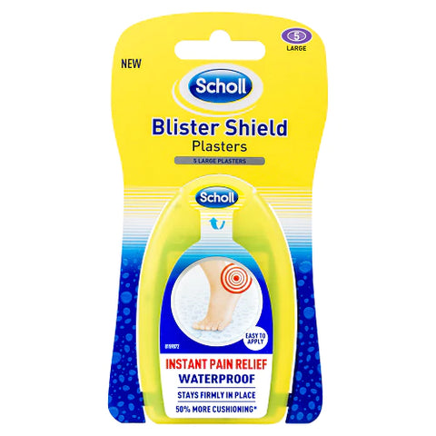 SCHOLL Blister Shield Plast Lge 5pk