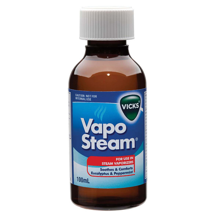 Vicks VapoSteam eucalyptus inhalant 100ml for congestion and coughs - Invercargill Pharmacy