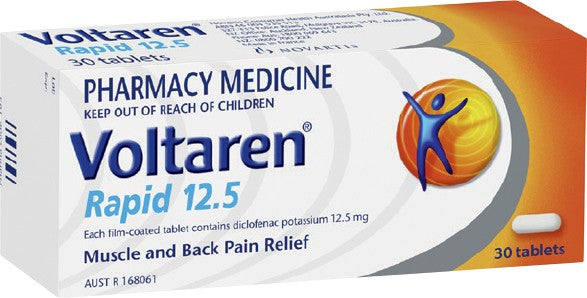 Voltaren Rapid 12.5mg Tabs 30s