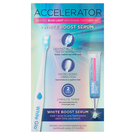 WHITE GLO Accelerator Toothbrush