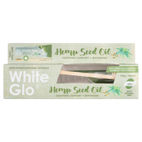 WHITE GLO Hemp Seed OIl T/P 150g