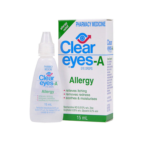 Clear Eyes Allergy Eye Drops 15ml Baillie & Lewis Pharmacy