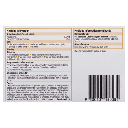 CODRAL PE Cold & Flu C.F 24s