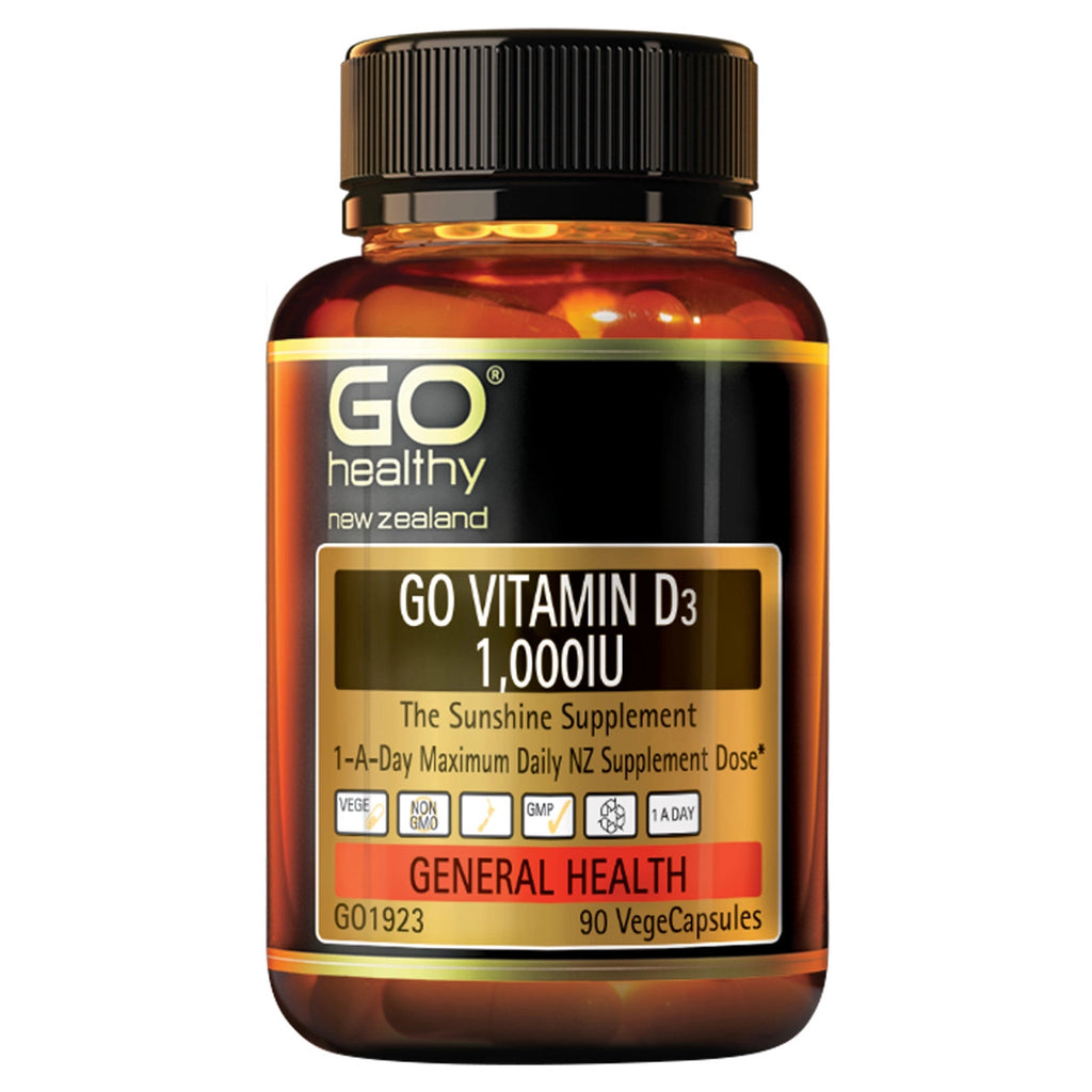 GO Vitamin D3 1000IU 90vcaps