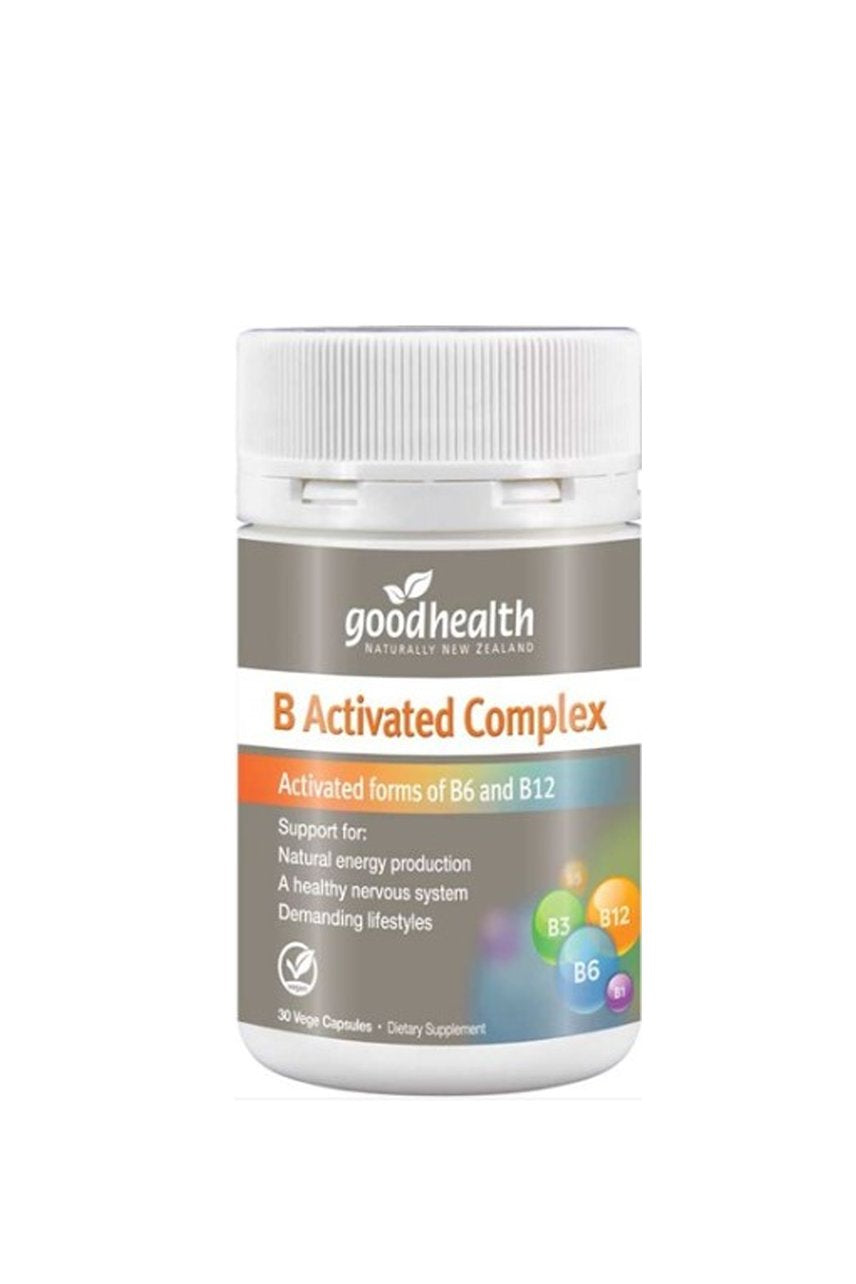 GHP B Activated Complex B vitamins tablets 30 pack for energy - Invercargill Pharmacy