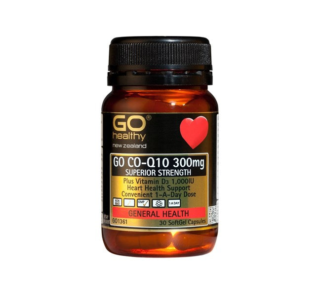 GO COQ10 300mg + VitD 30caps