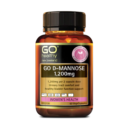 GO D-Mannose 1200mg vCaps 60s
