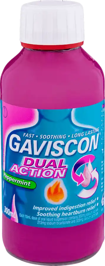 GAVISCON Dual Act. Liq P/Mint 600ml
