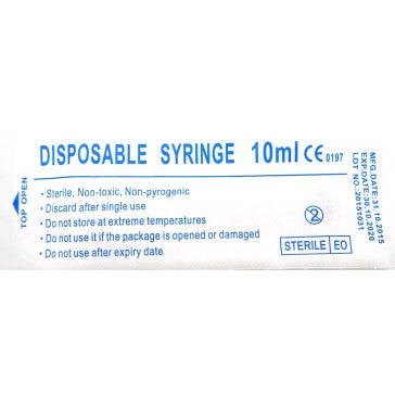 ETHICS Oral Syringe 10ml 100pk
