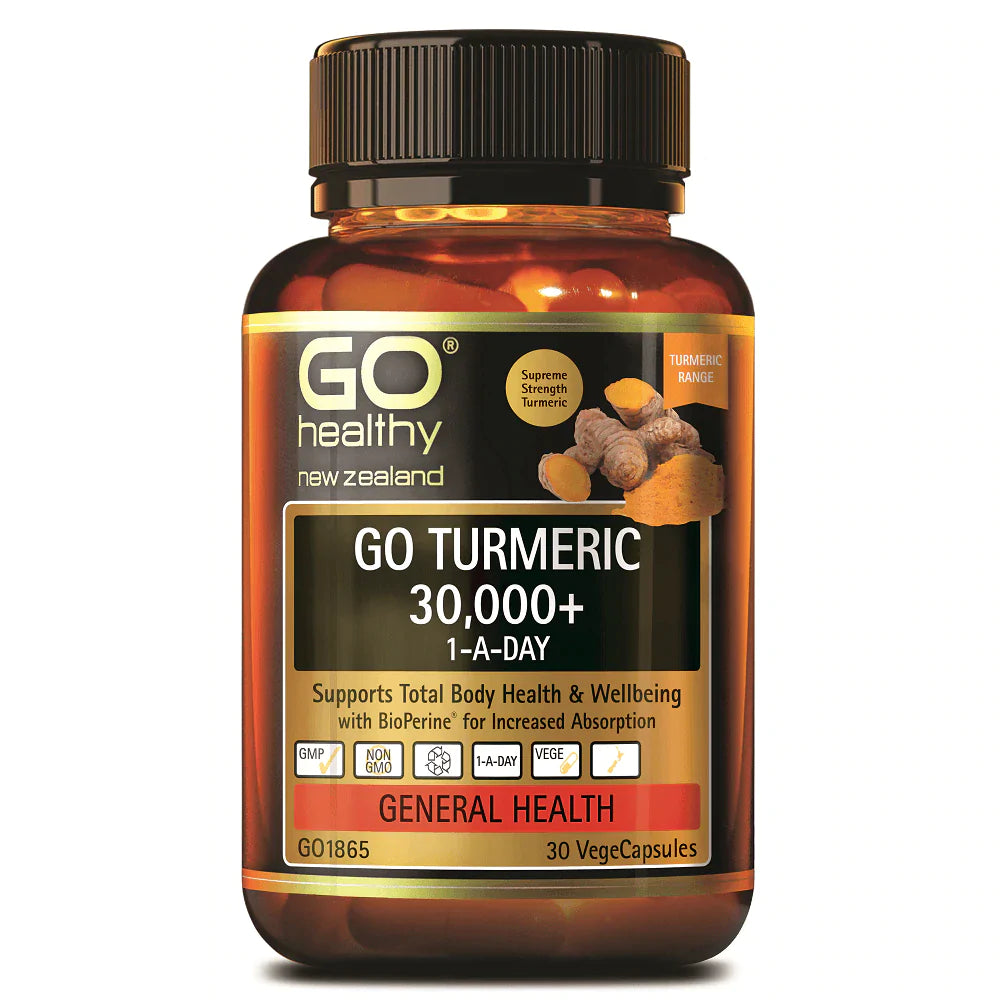 GO Turmeric 30000+ 1ADay 30Vcap