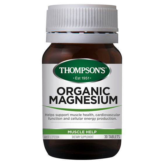 TN Organic Magnesium Tablets 30s