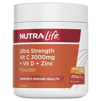 compare product NL Ultra Strength Vit C Pwd 250g