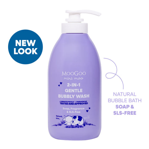 MooGoo Baby 2-in-1 Bubbly Wash 1L