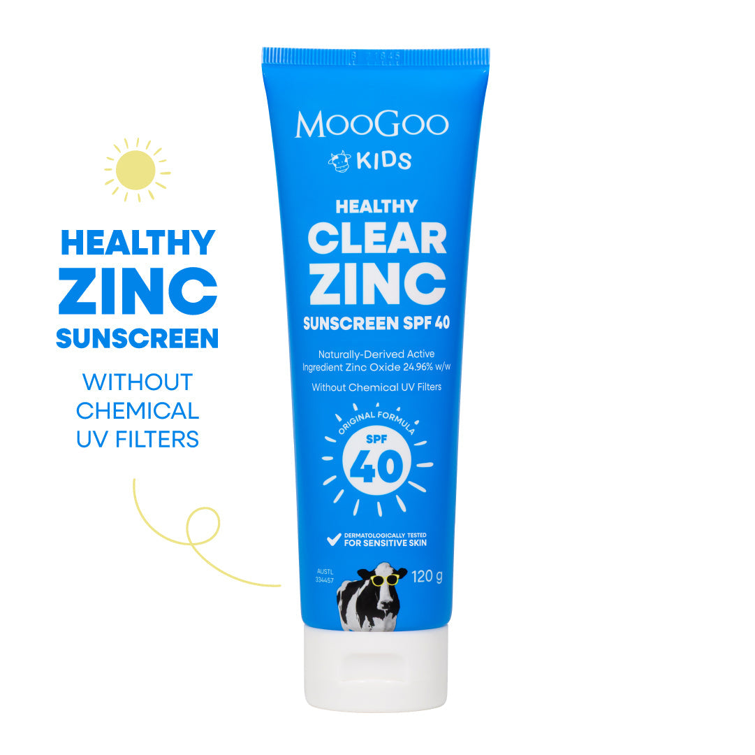 MooGoo Baby Clear Zinc Sunscreen SPF40 120g