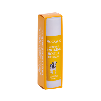 compare product MooGoo Tingling Honey Lip Balm 5g