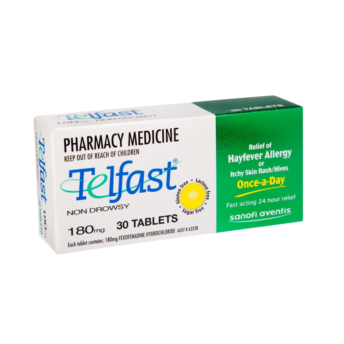 TELFAST Tablets 180mg 30s
