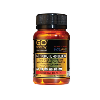 compare product GO Probiotic 40 Billion VCaps 30s