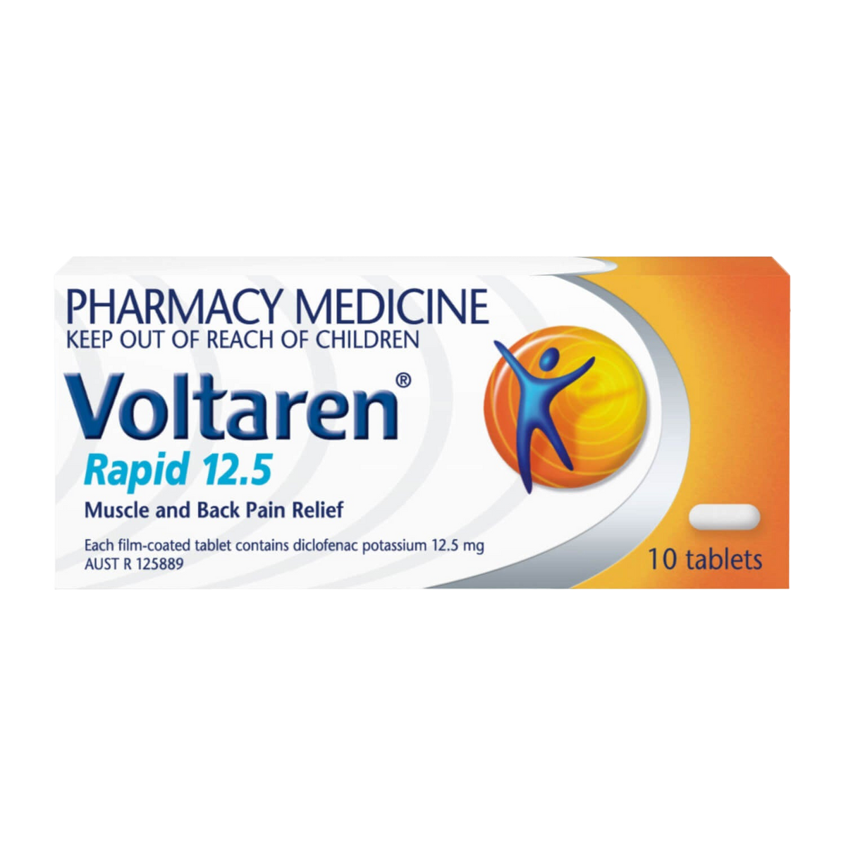 Voltaren Rapid 12.5mg Tabs 10s