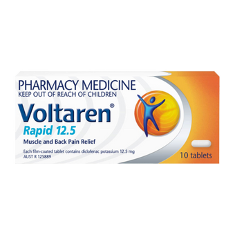 compare product Voltaren Rapid 12.5mg Tabs 10s