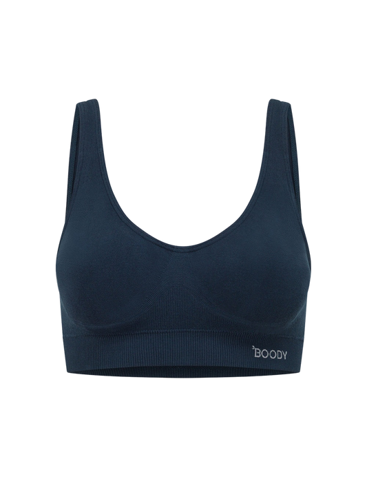 BOODY Seamfree Padded Crop Bra Midnight
