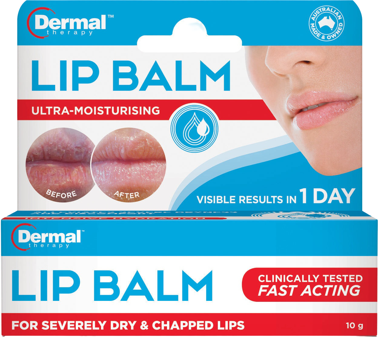 DERMAL THERAPY Lip Balm Tube 10g