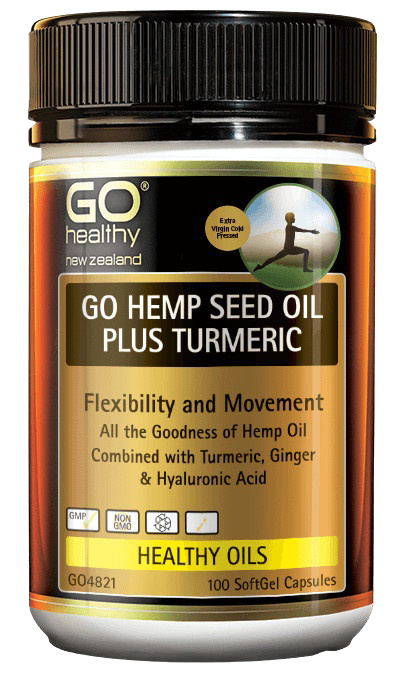 GO Hemp Seed Oil Plus Turmeric 100s