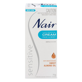 compare product NAIR Cream Sensitive 75g