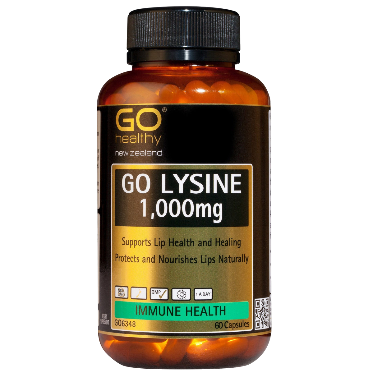 GO Lysine 1000mg Capsules 60s
