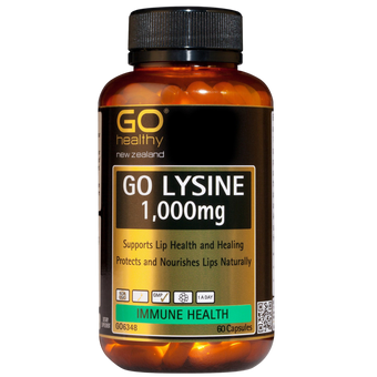 compare product GO Lysine 1000mg Capsules 60s