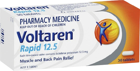 Voltaren Rapid 12.5mg Tabs 30s