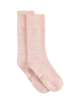 BOODY Chunky Bed Socks Dusty Pink Marl