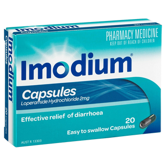 compare product IMODIUM 2mg 20caps