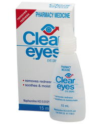Clear Eyes Red Eye Drops 15ml